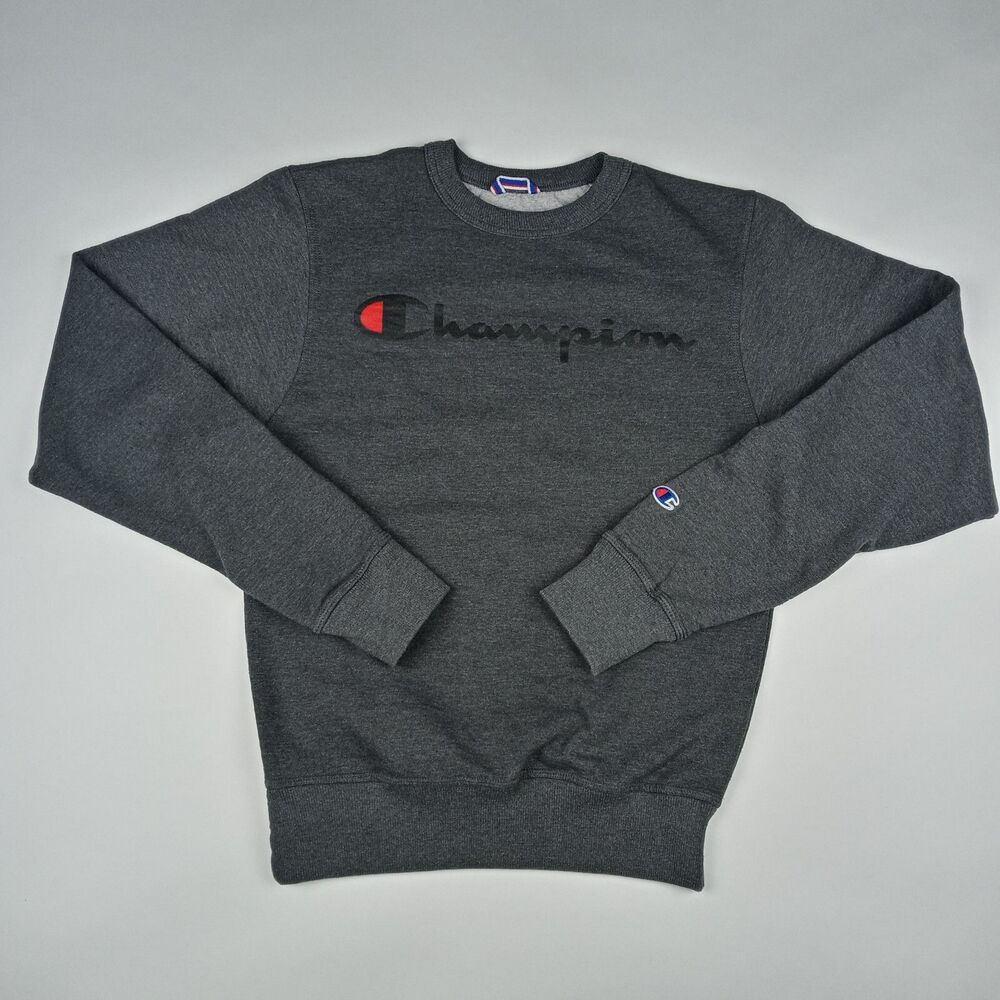 CHAMPION Crew Neck Sweatshirt Sweater Women's Size XS Pullover Gray